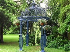 Wrought Iron Metal Garden Gazebo For Sale